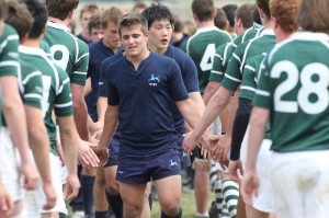 Rugby - a popular team sport at many private schools in Canada Extracurricular sports help children develop team building skills